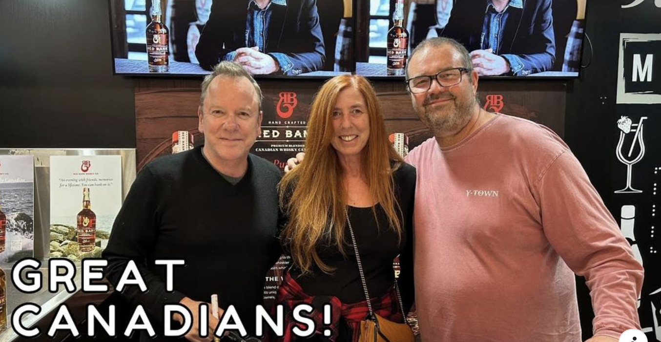 Meeting the Iconic Kiefer Sutherland and the Discovery of Red Bank Whisky