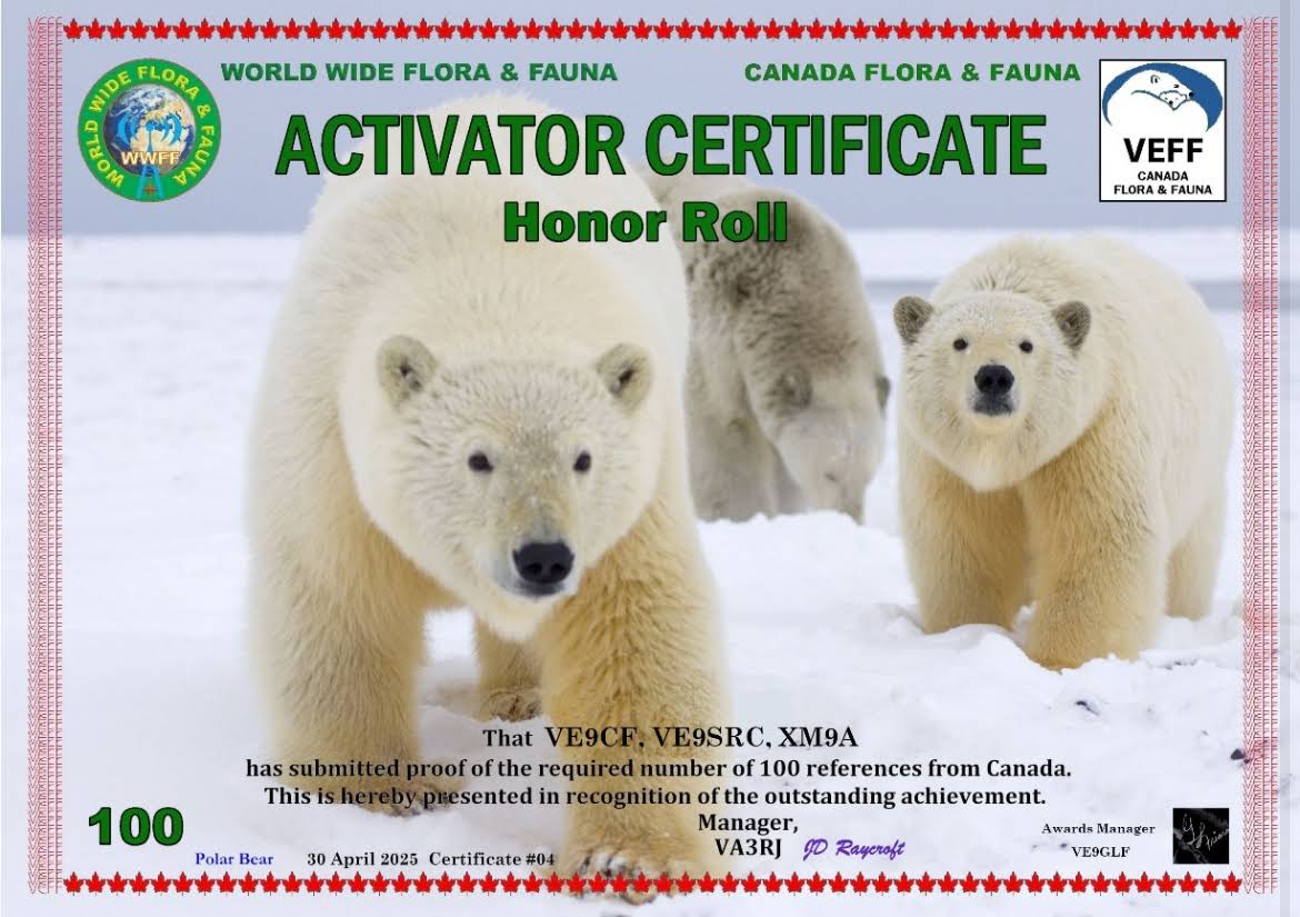 What An Honour - 100 VEFF Activations In About One Year